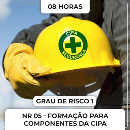 Image of NR 05 FORMACAO PARA COMPONENTES DA CIPA GRAU DE RISCO 1